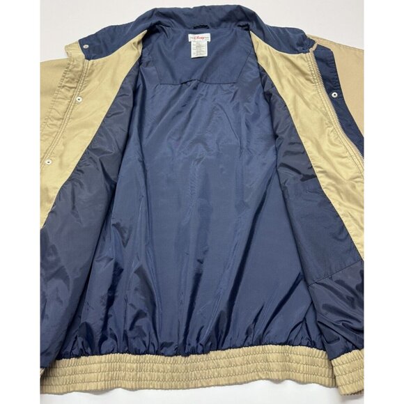 Disney Store Mens XXL Jacket Tan Golf Dad Mickey Mouse Embroidery Full Zip Vent - Picture 9 of 14